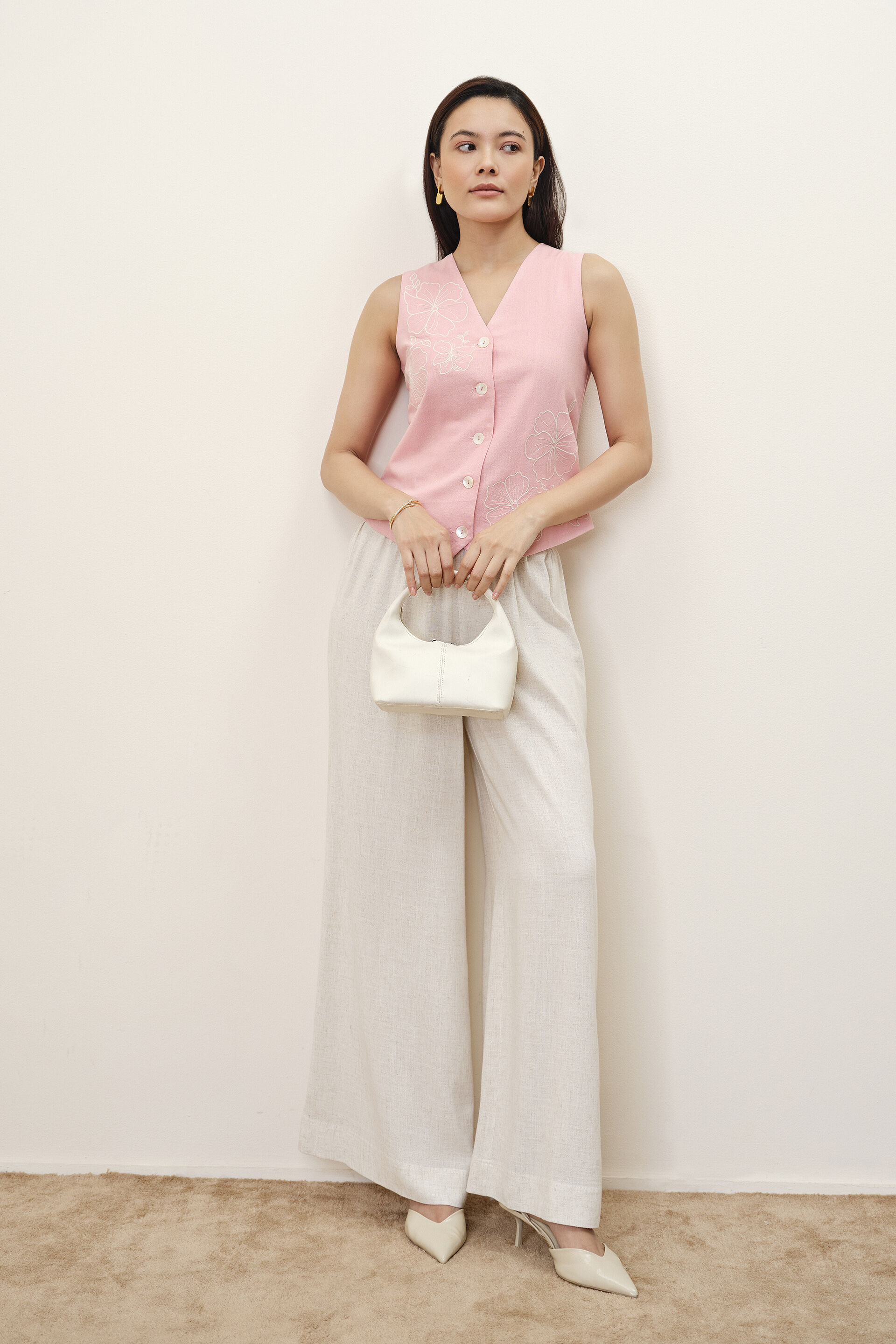 Zenia Pink Top, Pink, image 3